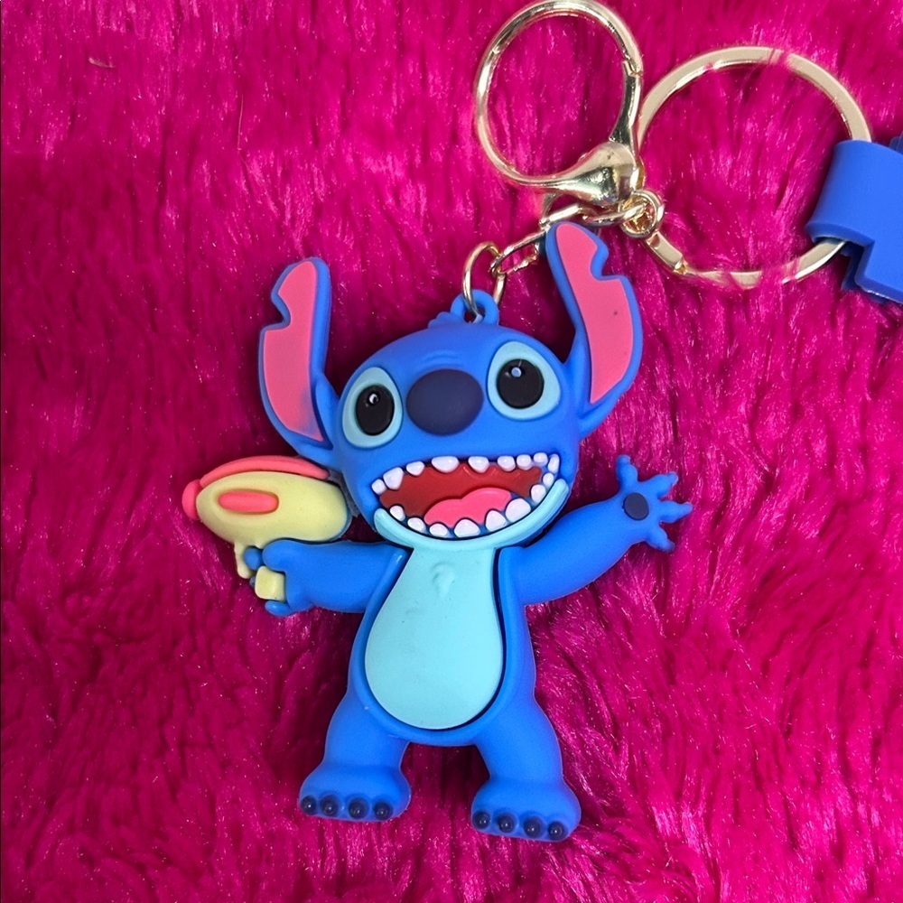 Stitch Blue Keychain - Picture 2 of 4